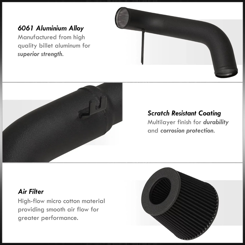 Intake Distributors JDM Pipe LX 2006 2009 06 2007 AJP 2008 CAI Cold For DX System 08 Aluminum 1.8L + Black EX Air 07 Piping 11 Civic Induction Filter Honda 2010 09 L4 Compatible/Replacement 2011 10