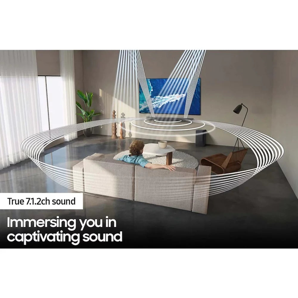 Cables w/ / Protection 2x Atmos Streaming Software Subwoofer DTS:X Dolby Plan with Bundle HDMI Active Deco + Wireless + Kit (2021) with Extended HW-Q900A/ZA 7.1.2ch  Gear HW-Q900A Soundbar