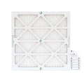 22x22x1 MERV x 21-1/2 7/8 Actual 10 6 Pack Size: 21-1/2 by Pleated x of Glasfloss. Air Filters