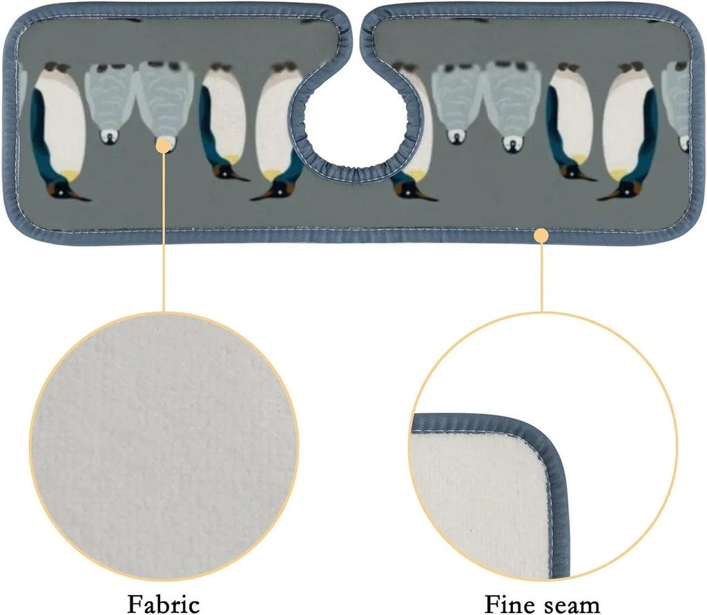 Guard Catcher, Drying Mat, Splash Kitchen Kitchen for Penguin Sea Mats Microfiber Countertop Sink Washable GZHJMY 3PCS Absorbent Sink Bath Faucet Bird Drip