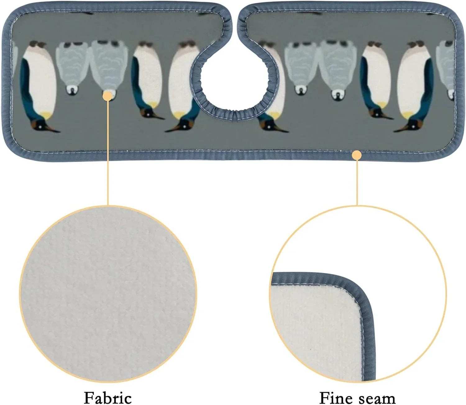 Guard Catcher, Drying Mat, Splash Kitchen Kitchen for Penguin Sea Mats Microfiber Countertop Sink Washable GZHJMY 3PCS Absorbent Sink Bath Faucet Bird Drip
