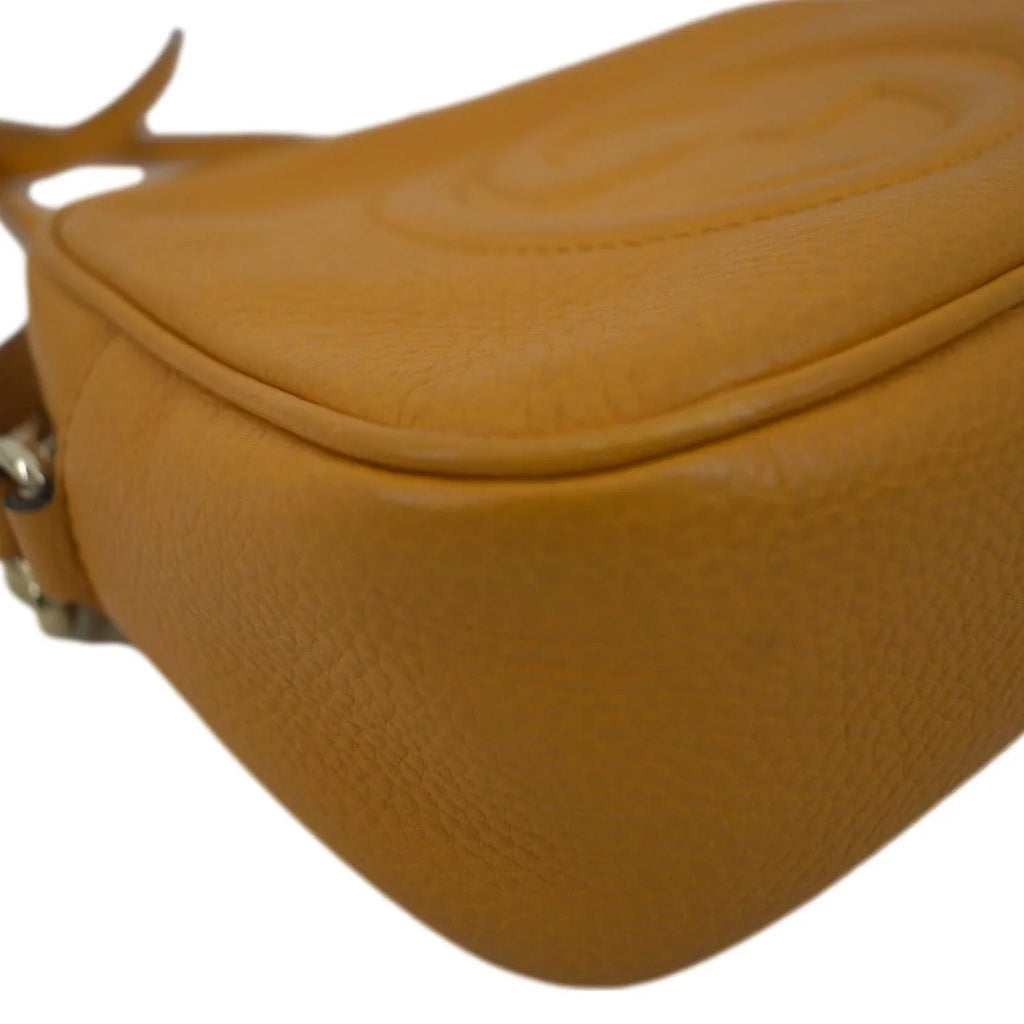 Camera Pre-owned GUCCI Orange 308364 Crossbody Leather Soho Disco Bag
