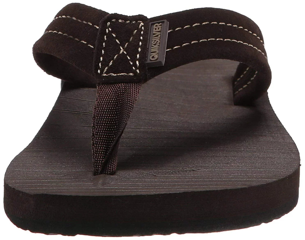 3-Point Men's Carver Suede Flip-Flop Quiksilver