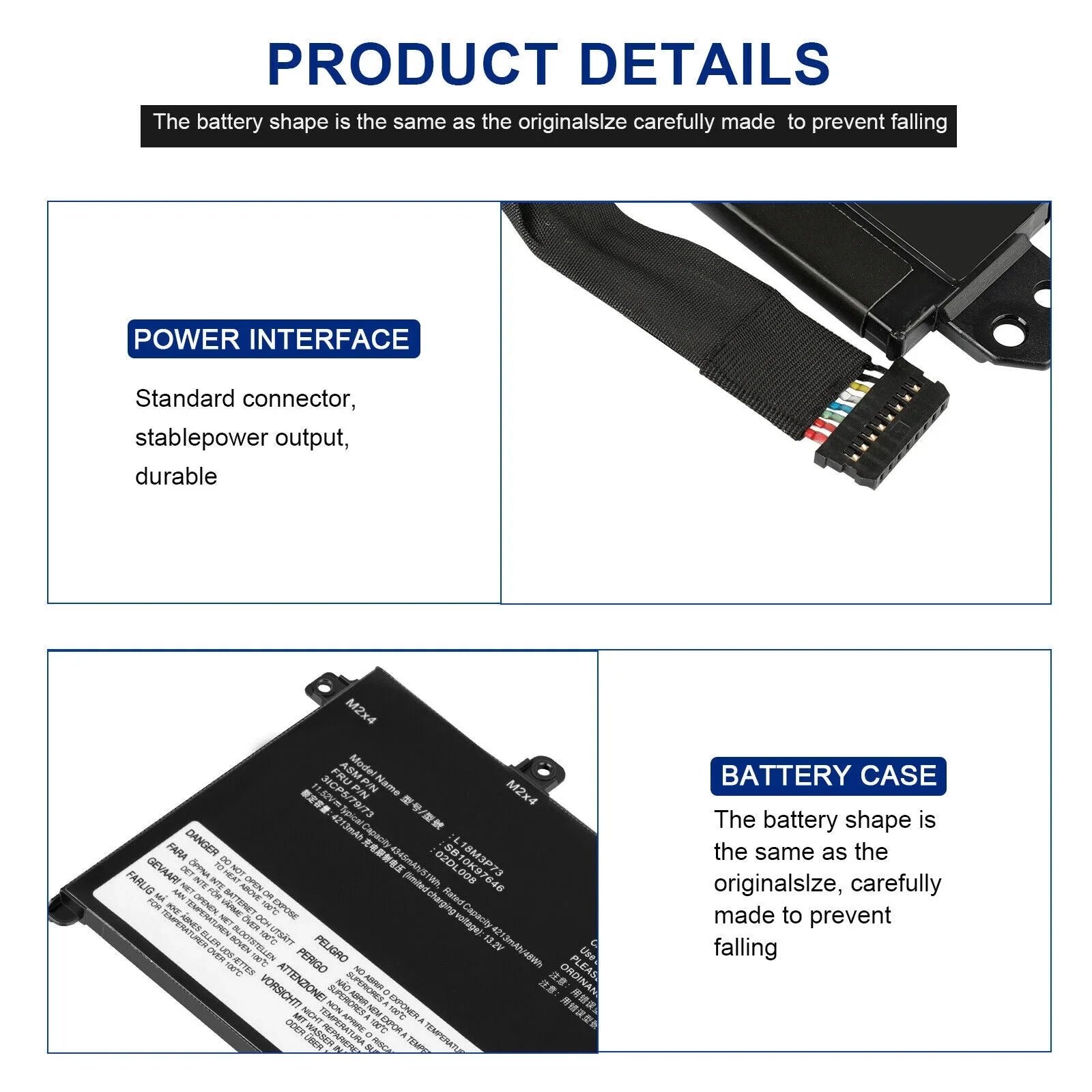1st Battery T490 P43S T14 L18C3P72  P14s T495 ThinkPad Gen for