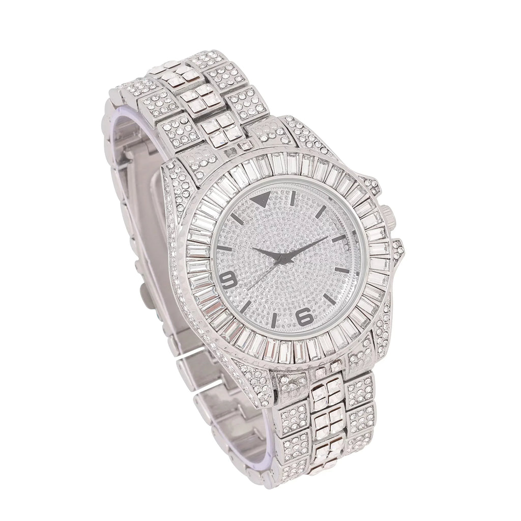 Matching Hers Today's Point Queen - Set on - Out (ST10372Slv Hop ST10327ML Power Couple Perfect for Hip Bling'ed His and Watch and Silver) His/Hers King