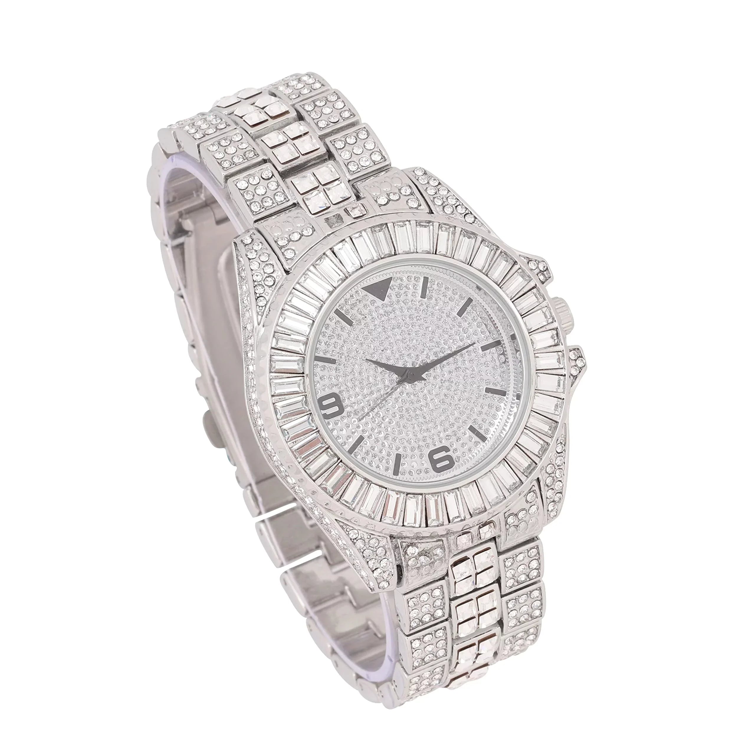 Matching Hers Today's Point Queen - Set on - Out (ST10372Slv Hop ST10327ML Power Couple Perfect for Hip Bling'ed His and Watch and Silver) His/Hers King