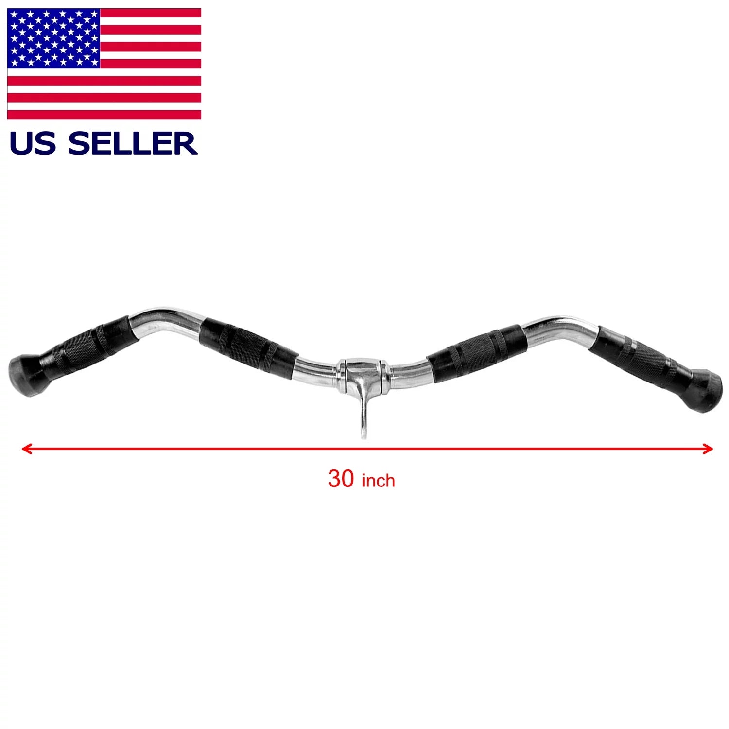 handle attachment down machine men 30 curl pushdown triceps tricep for tricept bar Fitness Maniac inches workout gym accessories exercise bar home attachments cable pull