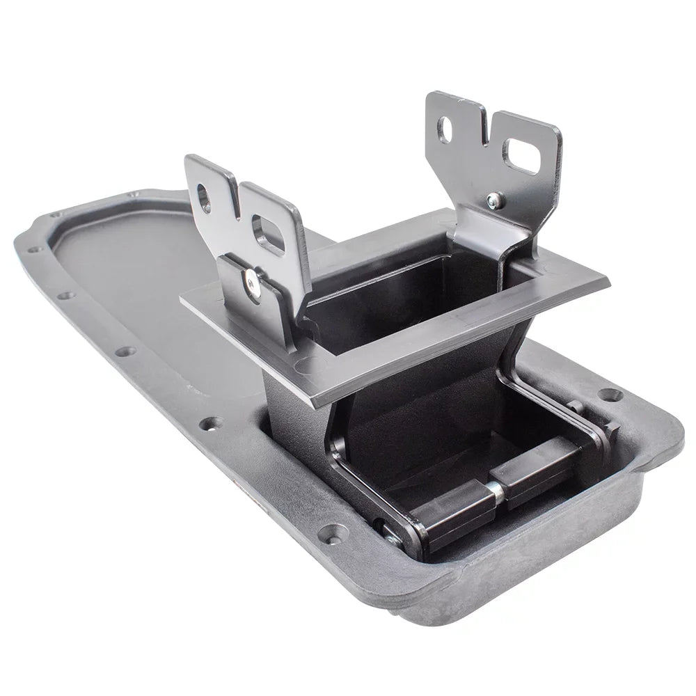 Hinges Brock 3L5Z Repair Base 04-11 Compatible Armrest Truck Console 10047A20 & Pickup Ranger Black Kit Replacement Center Full AAB with