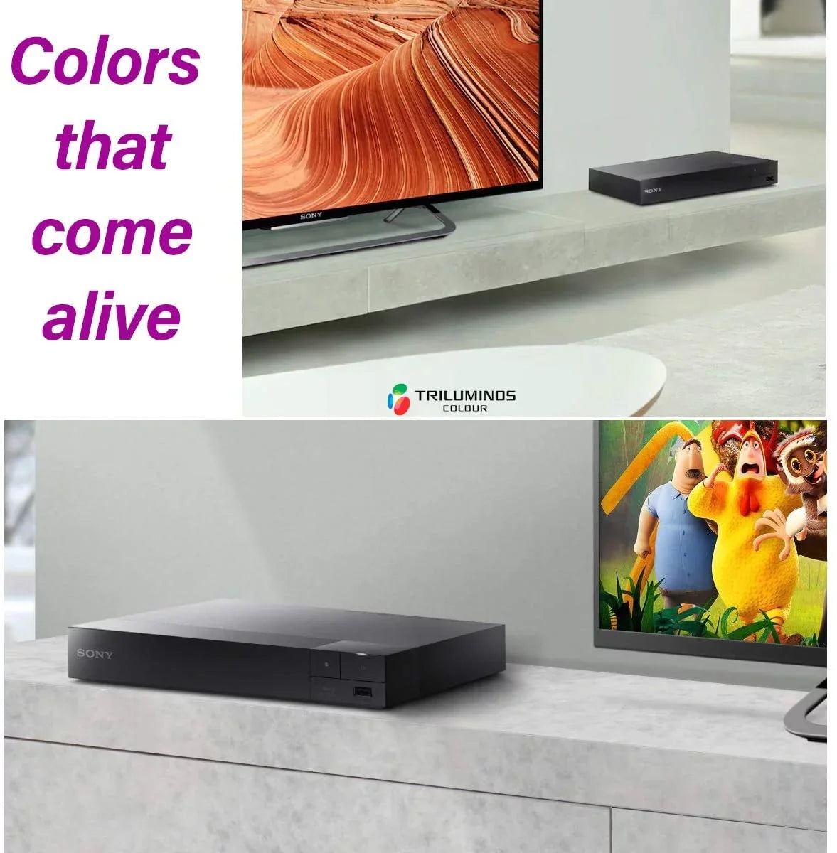 Sony Player & with Mirroring, Streaming Cleaning Blue Tv, Ray/Cd HDMI Players Full Bluray WiFi. Cable, Remote Ray Playback, Player, Control, Video Screen HD for DVD Includes Blu 1080p, Cloth