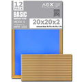 20x20x2 From WICKED AIR. Non Pleated Filter MPR Dust Fiberglass 100 AIRX Air 12 Airflow FILTERS - Basic Restriction! Low For of Economy Pack Filter Filters, Furnace to CLEAN Comparable