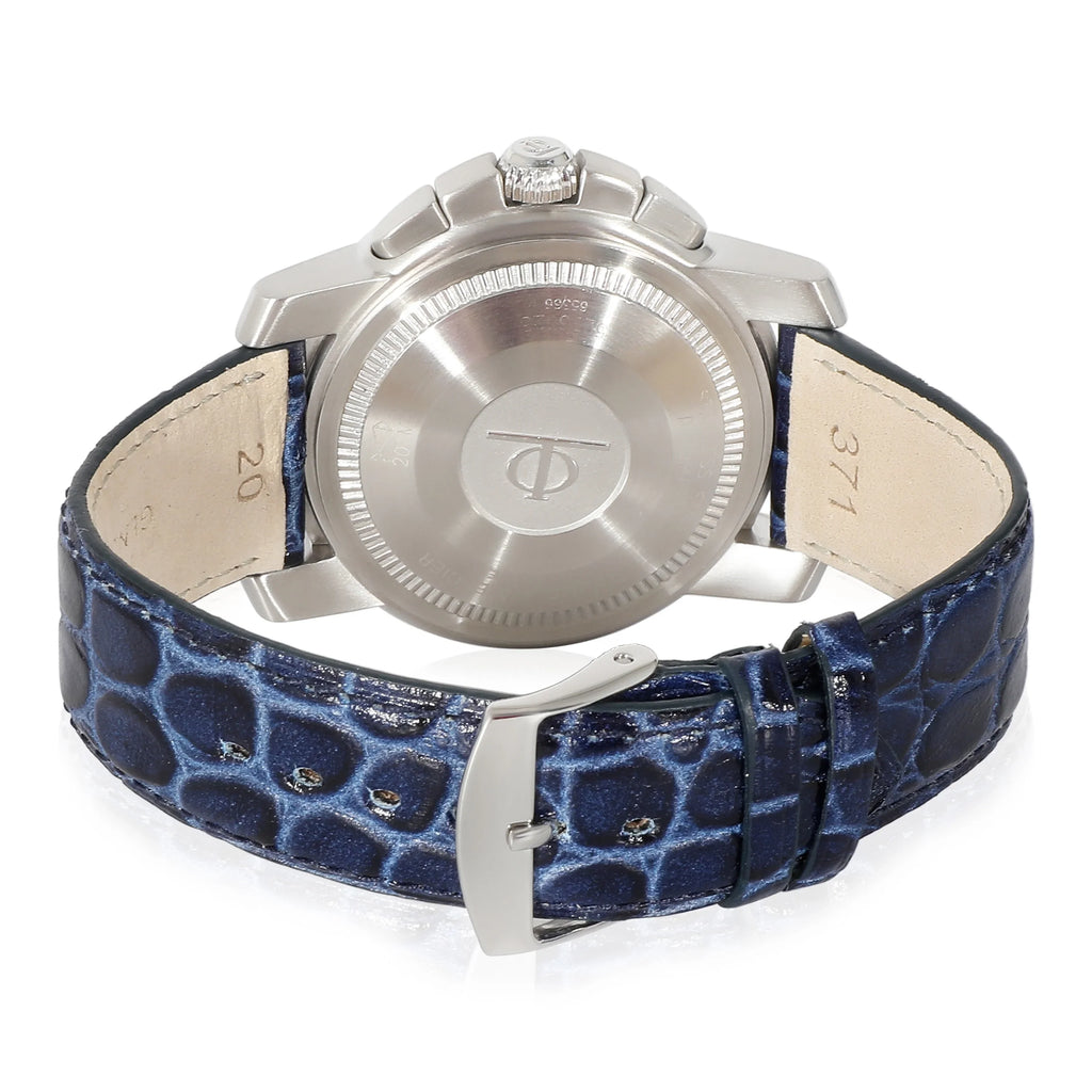 & Capeland Stainless Steel Men's Chrono Watch Pre-Owned Baume Mercier 65366 in