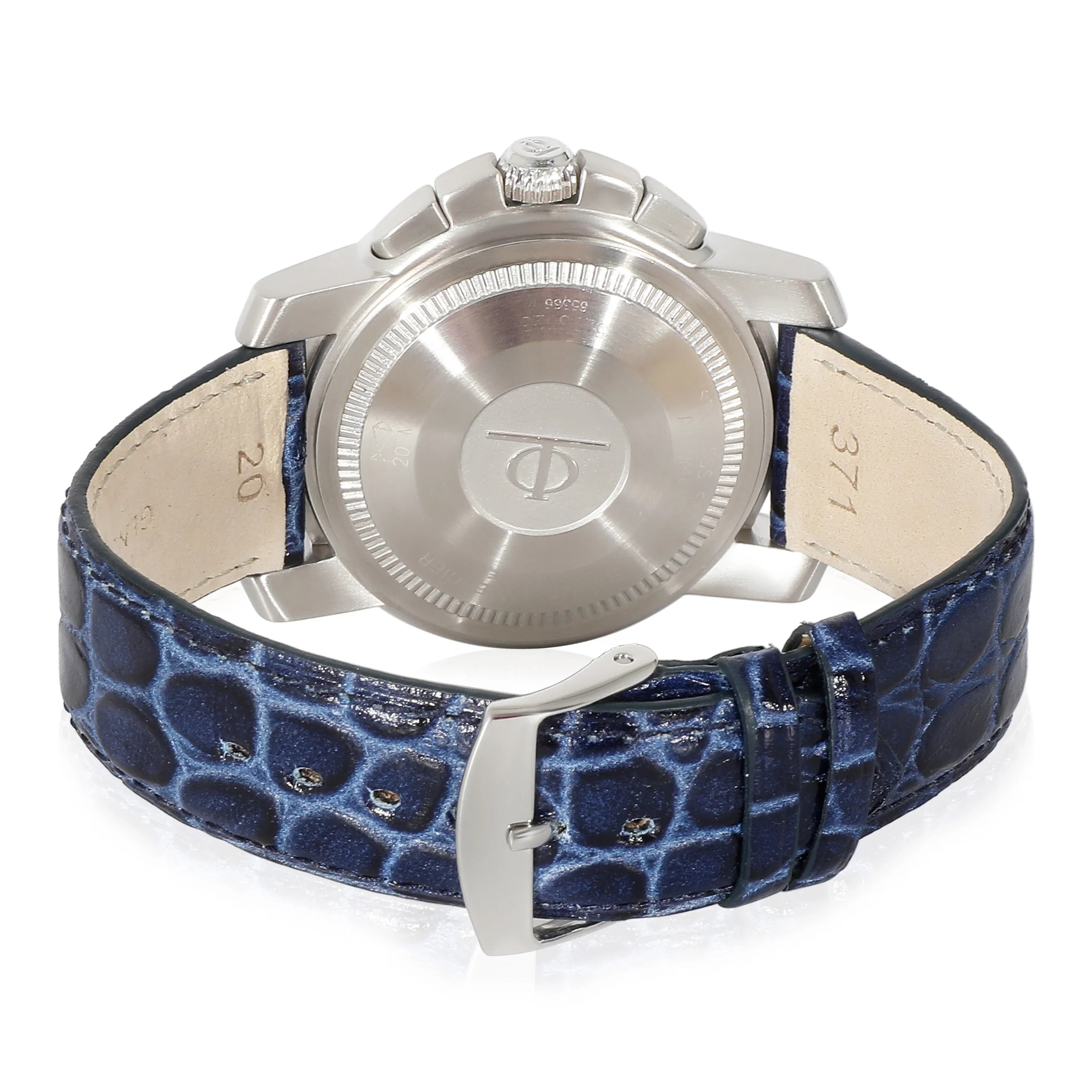 & Capeland Stainless Steel Men's Chrono Watch Pre-Owned Baume Mercier 65366 in