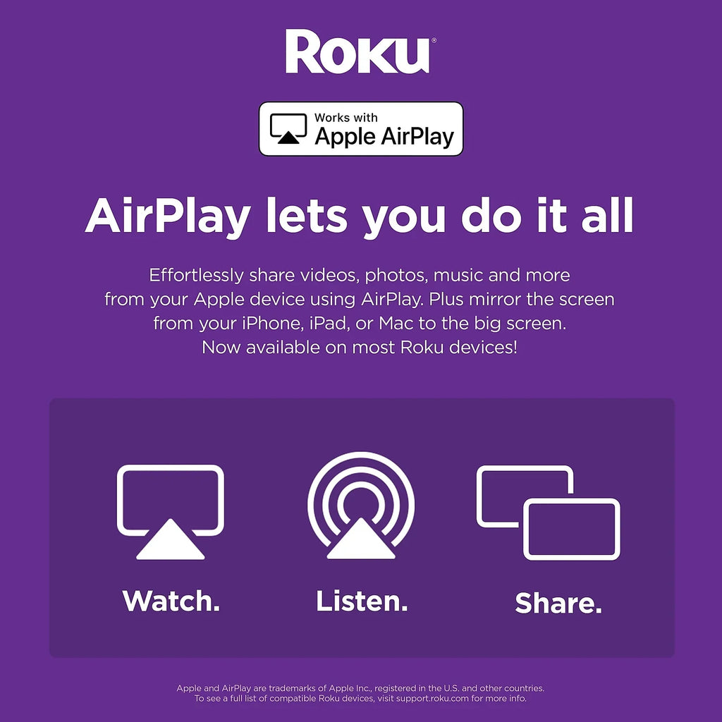 and Speed Cable with HD Media Streaming Roku Simple HDMI Express High Remote Player