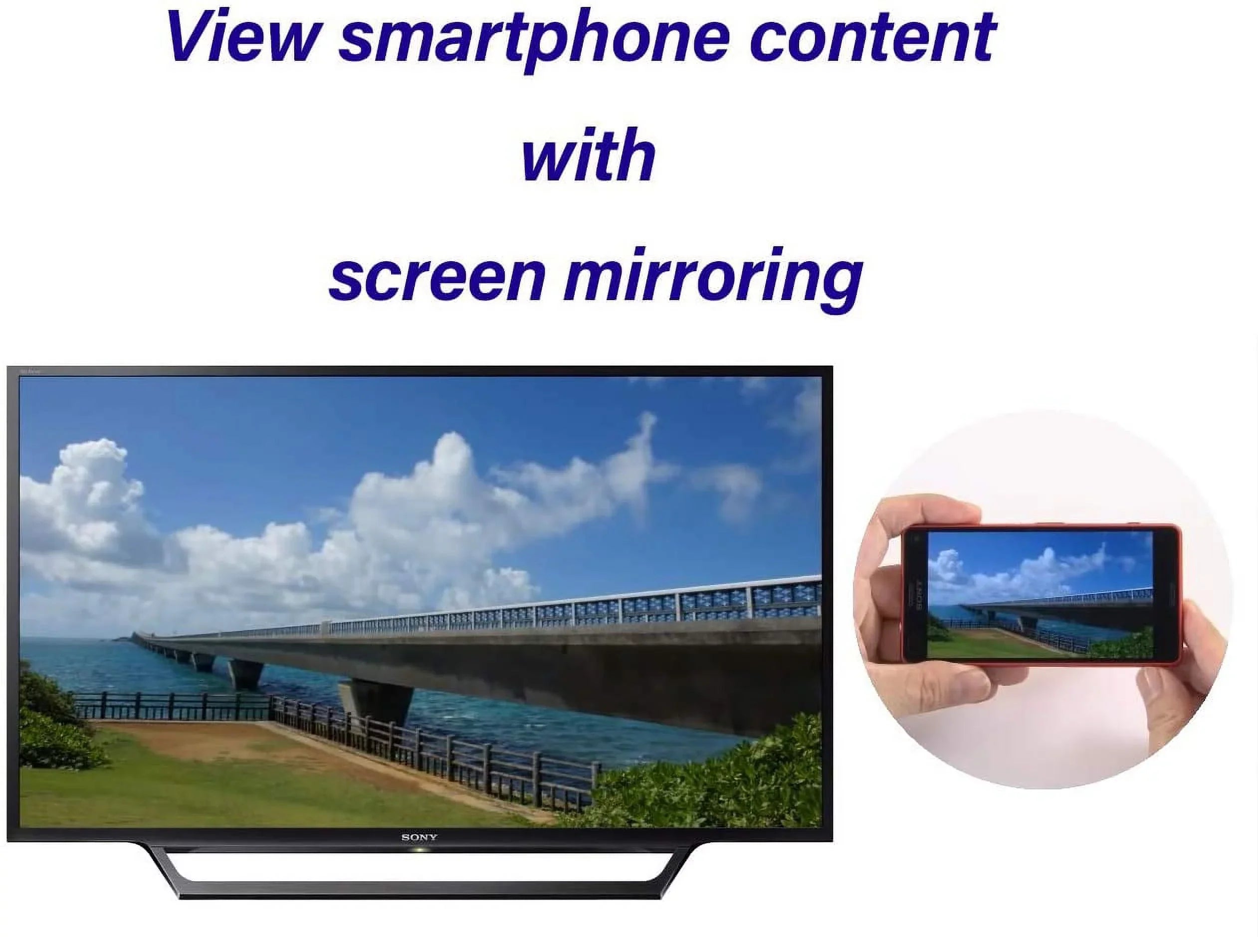 Sony Player & with Mirroring, Streaming Cleaning Blue Tv, Ray/Cd HDMI Players Full Bluray WiFi. Cable, Remote Ray Playback, Player, Control, Video Screen HD for DVD Includes Blu 1080p, Cloth