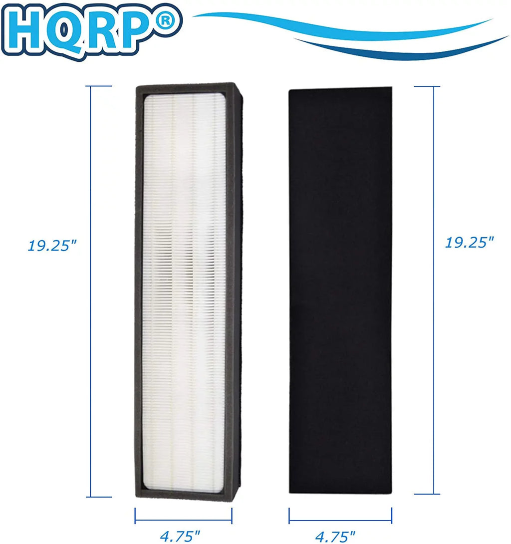 Replacement with AC5250 Carbon Compatible Filters C & Filter Air GermGuardian HQRP 4-pack AC5350B AC5000E AC5250PT AC5350W (Reserve) AC5300B Purifiers, AP2800CA 2pcs Kit: FLT5000