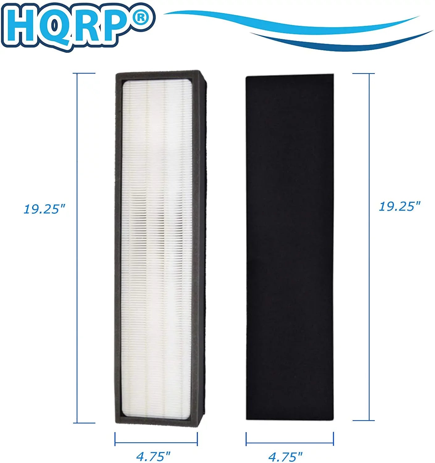 Replacement with AC5250 Carbon Compatible Filters C & Filter Air GermGuardian HQRP 4-pack AC5350B AC5000E AC5250PT AC5350W (Reserve) AC5300B Purifiers, AP2800CA 2pcs Kit: FLT5000