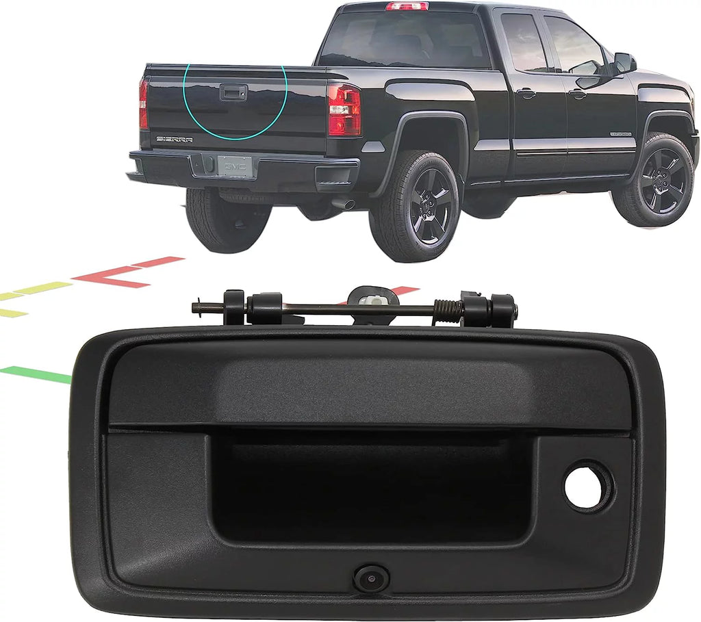 Park Camera Assist for Sierra Chevrolet 2014-2018 1500 Camera Rear Tailgate RED View Handle Backup GMC WOLF Silverado