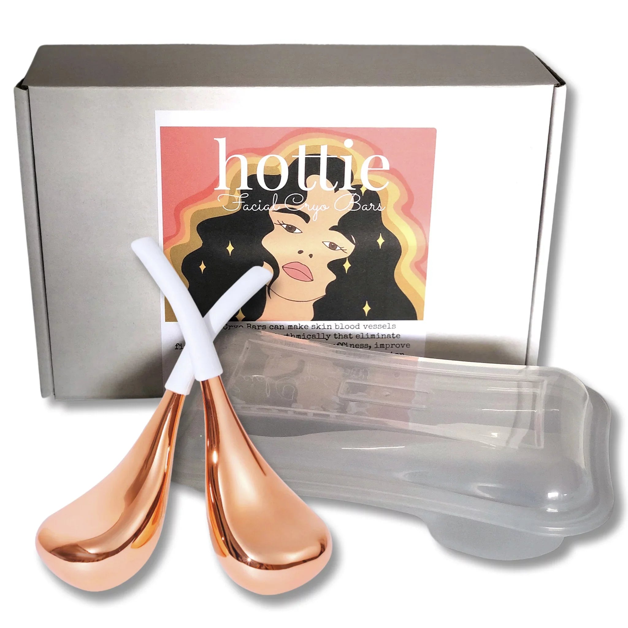 Face, Rose for Cryo Hottie THIS Therapy, Gold Ice for Cryo HIPPIE face Face, Facial care Globes Sticks GIRL tools Cold Bars,