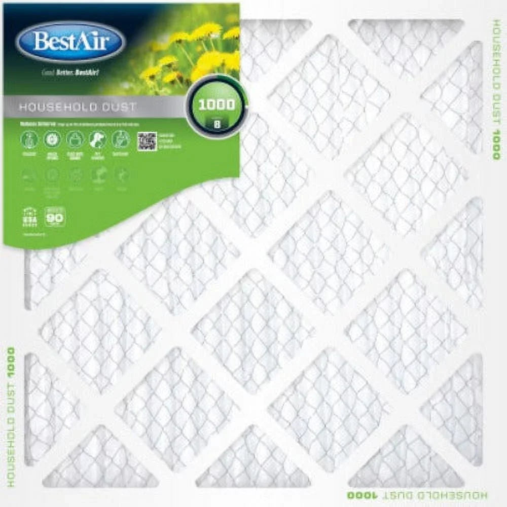 B1-3030-8-12 30" 30" Quantity Days Air - Air 90 Filter of Best Furnace x Pleated 1" 12 x