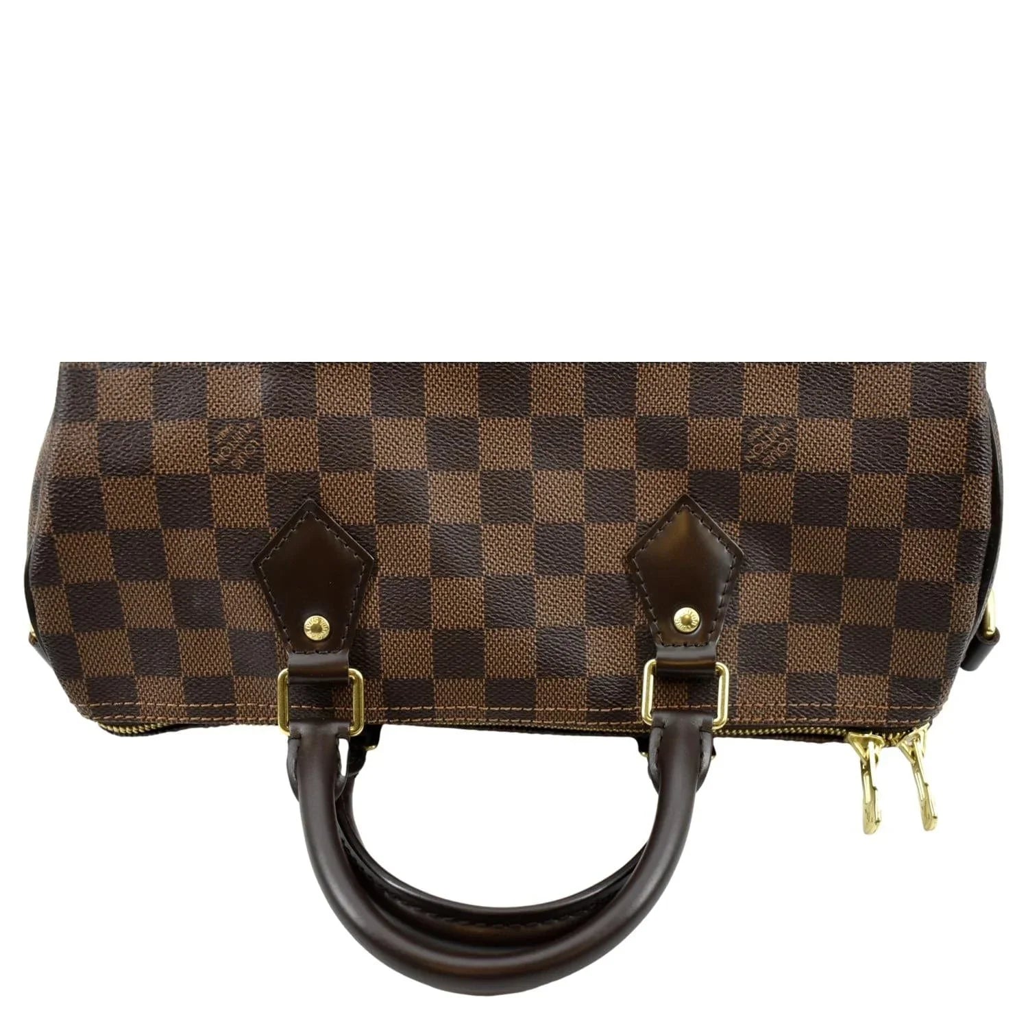 Damier 30 Ebene Shoulder LOUIS Bag VUITTON Speedy Brown Pre-owned Bandouliere