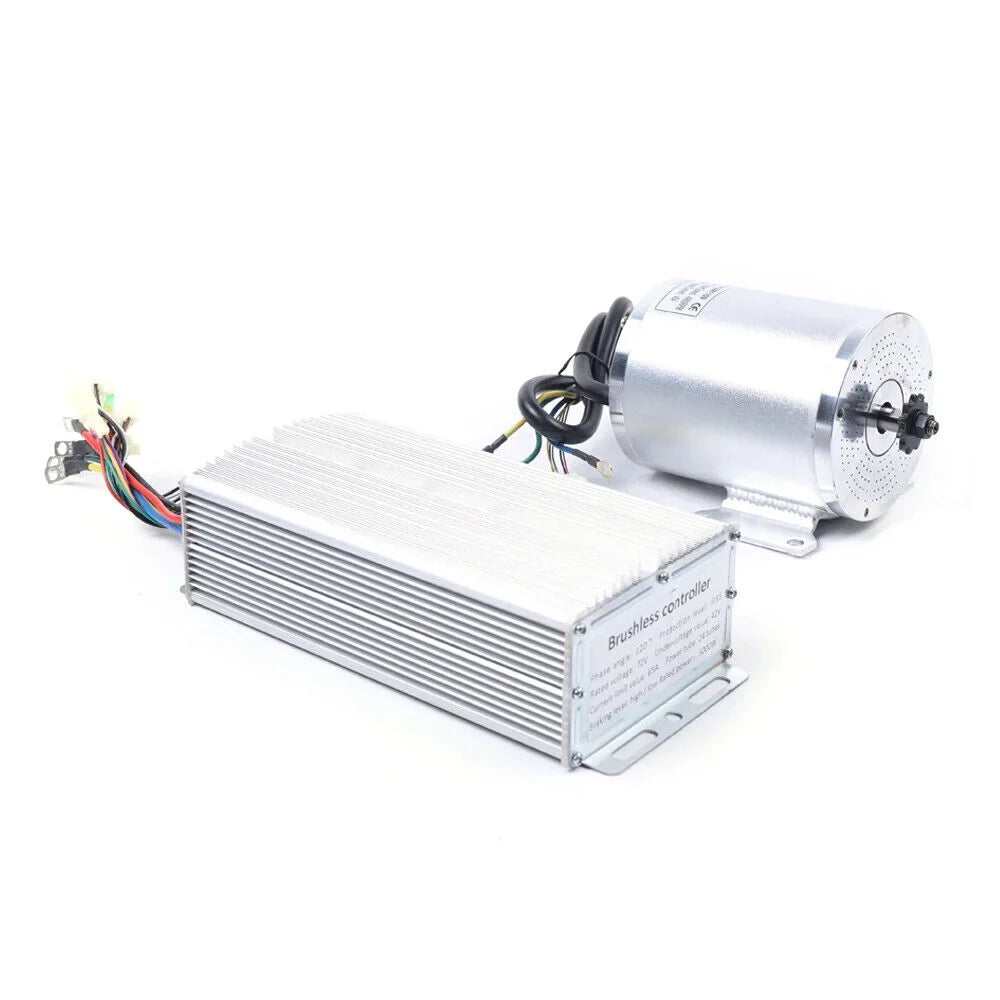 E-bike Brushless Controller 3000W BLDC 60A for Motor W/ Scooter Kit Electric 72V