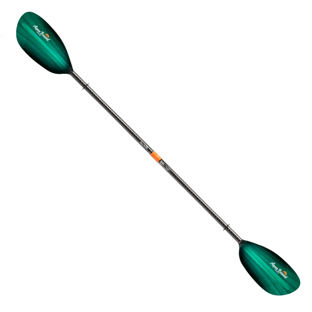 Kayak 2-Piece Whiskey Straight Shaft Bound Fiberglass Paddle Aqua