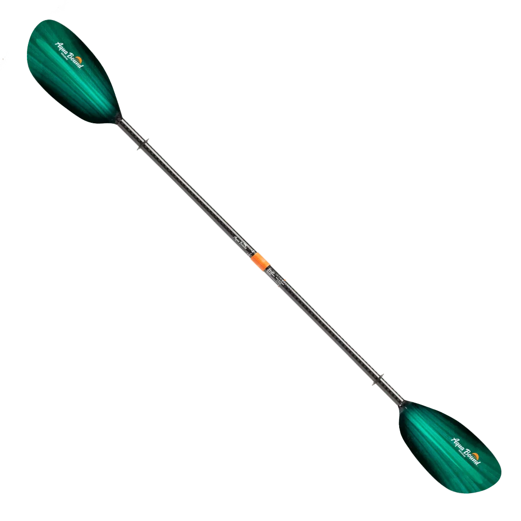 Kayak 2-Piece Whiskey Straight Shaft Bound Fiberglass Paddle Aqua