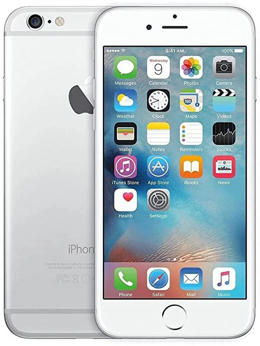 6s - AT&T 32GB,  (Refurbished) Silver iPhone Restored