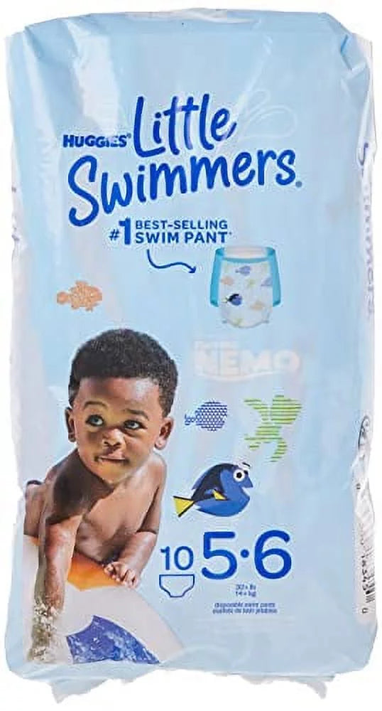 Large 10 Swimmers Huggies 3) Swimpants Disposable Each 32+ (Pack Little of LB