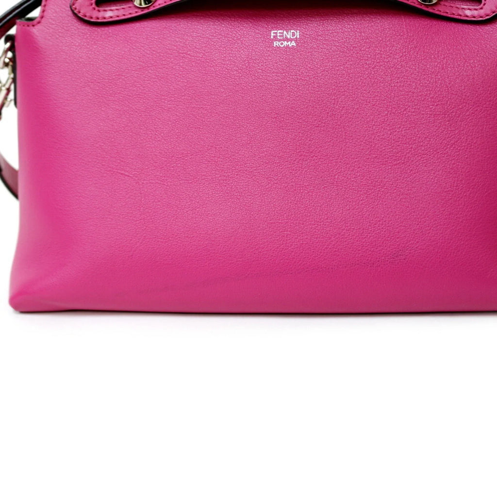 Pink Bag Leather FENDI Visaway Shoulder Fendi Women's Pre-Owned (Fair)