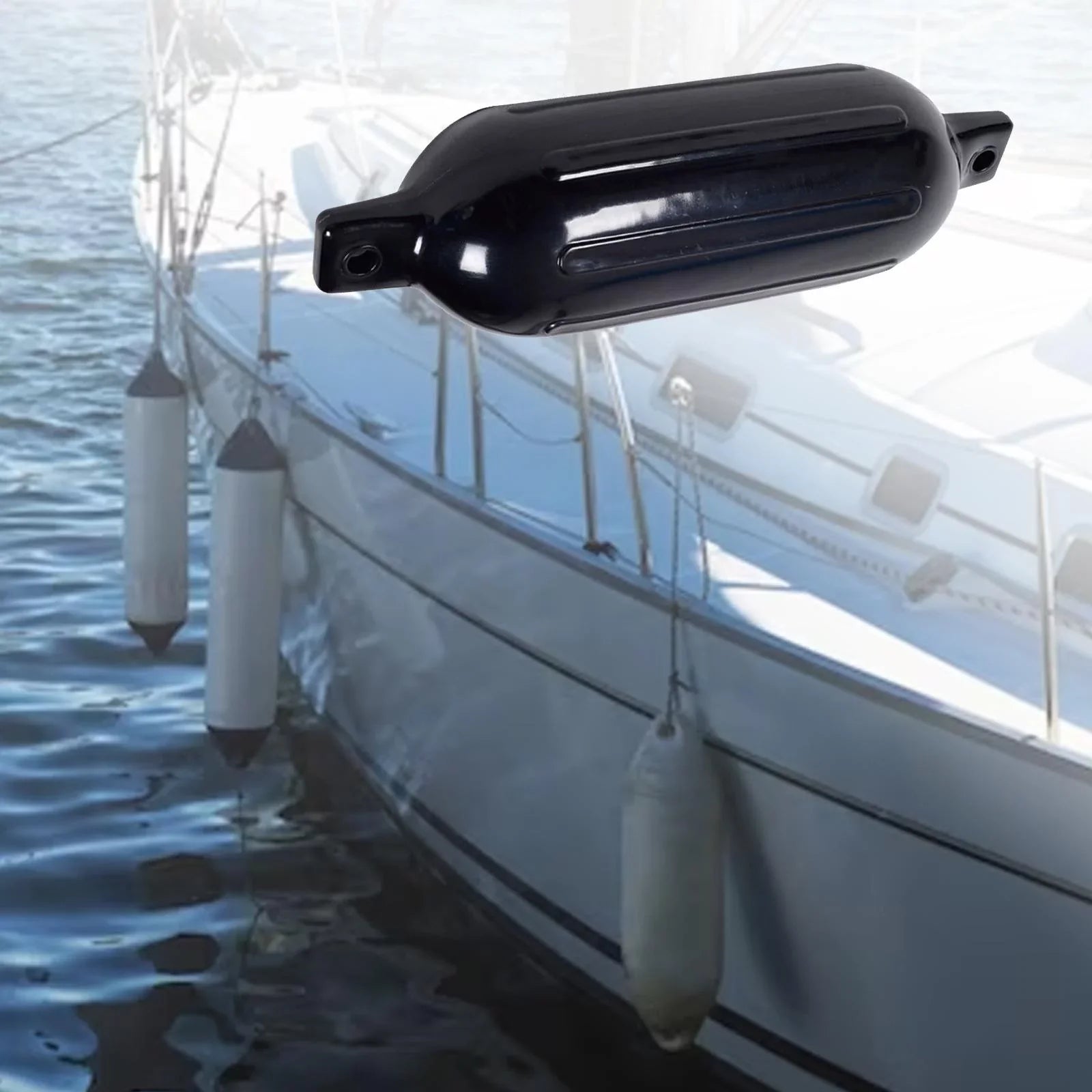 Accessories Boat Bumper Ribbed Small Protection Sailboat Bass Docking Anchor Boat for Pontoon for 14cmx50cm Boat Small Boat