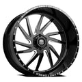Wheel HD 1 LHD Black Milled FORGED 8X165 122.1CB Gloss PRO -44ET HORNET LUXXX 22X12