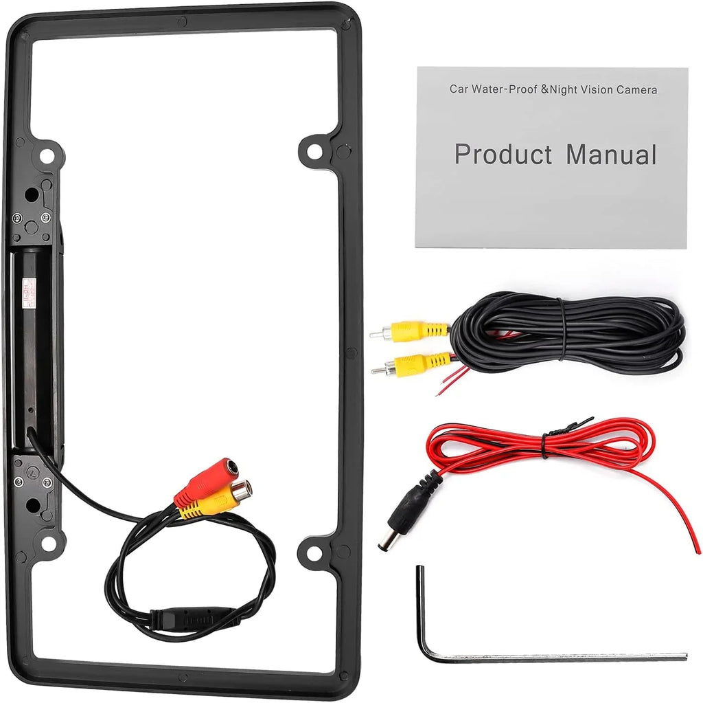 Rear License Night Rear Backup Backup 8 Plate View s Vision Camera with Angle, 170° Viewing Camera, Waterproof