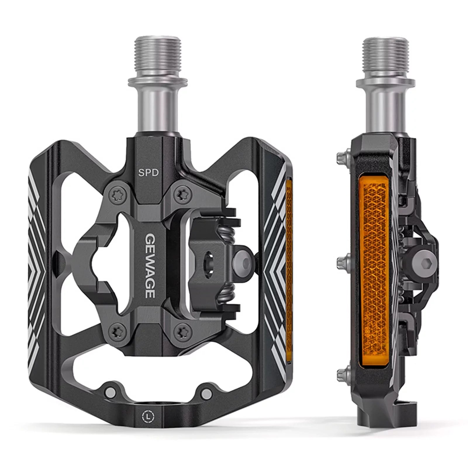 Transfer Reflector, with Mountain Bike Aluminum, Improved Lightweight Pedals