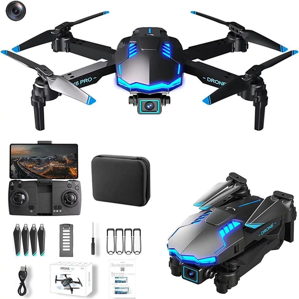 4K Obstacle HD With FPV For One And Airplane StartSmart WiFi Button Off Stunt Dual RC Mode Camera RC Mini Track Kids Avoidance Quadcopter Adults Show Headless Foldable