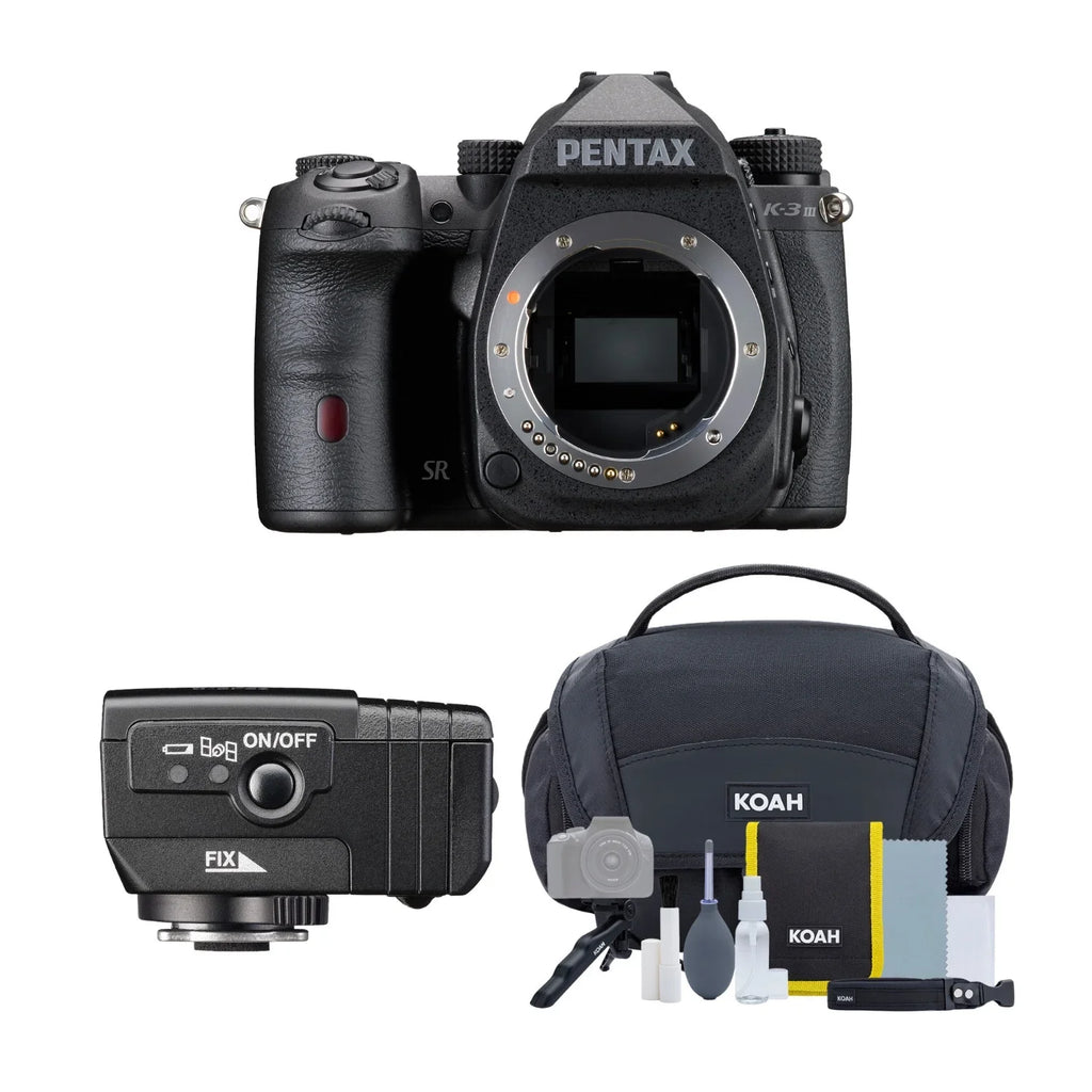 GPS Accessory with K-3 O-GPS2 Unit, Kit Bundle Pentax Card, III Body Mark Camera Memory and (Black) Monochrome