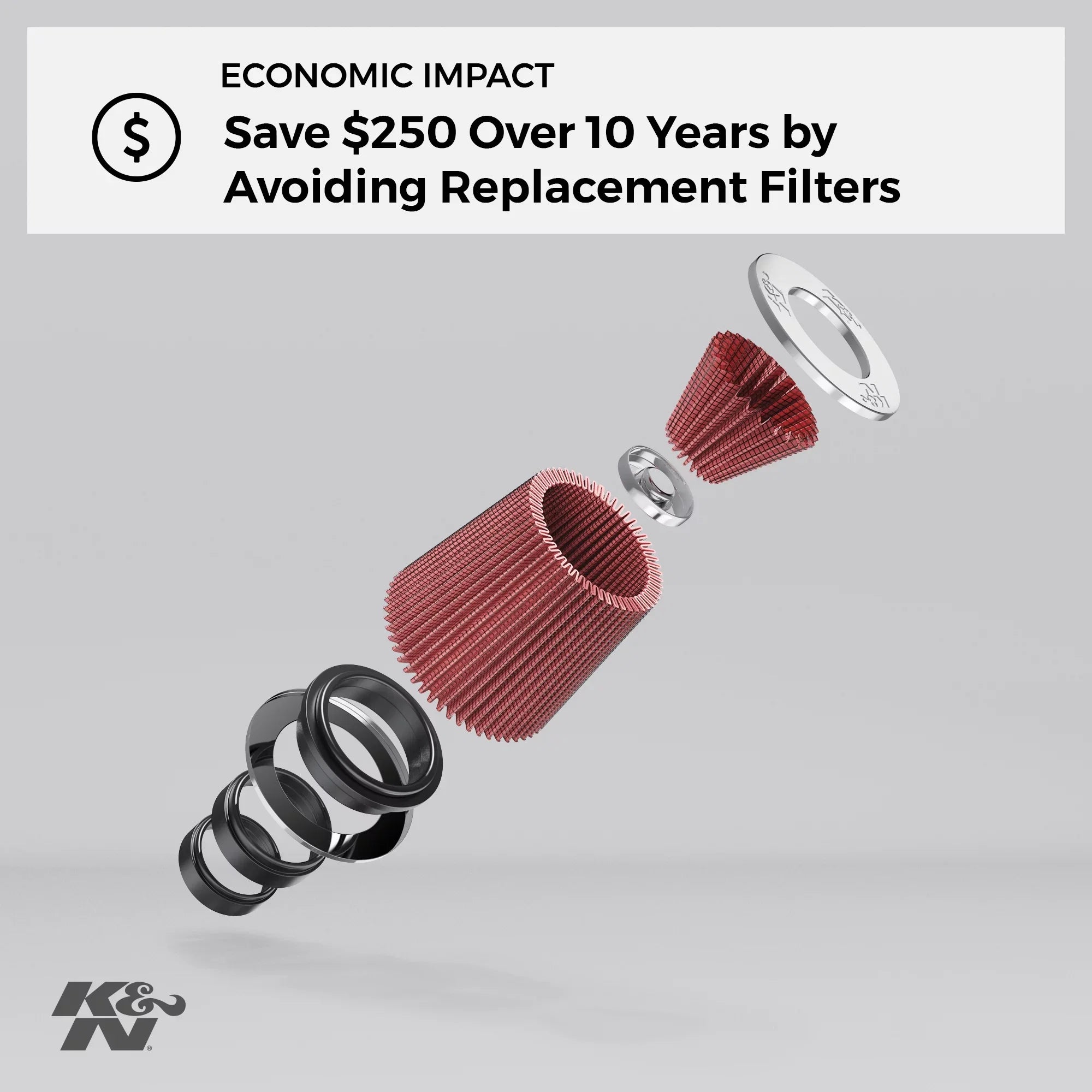 Custom K&N E-3344 Filter Air