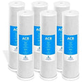 water activated large water x micron filter block whole water house filter pack replacement capacity 5 6 carbon acb filter filter 4.5” 20” filtration inch