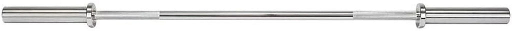 lb. - Bar Weight 86" Straight - Bar Heavy-Duty 330 Olympic 2-inch for Capacity Plates Barbell Weightlifting Weight